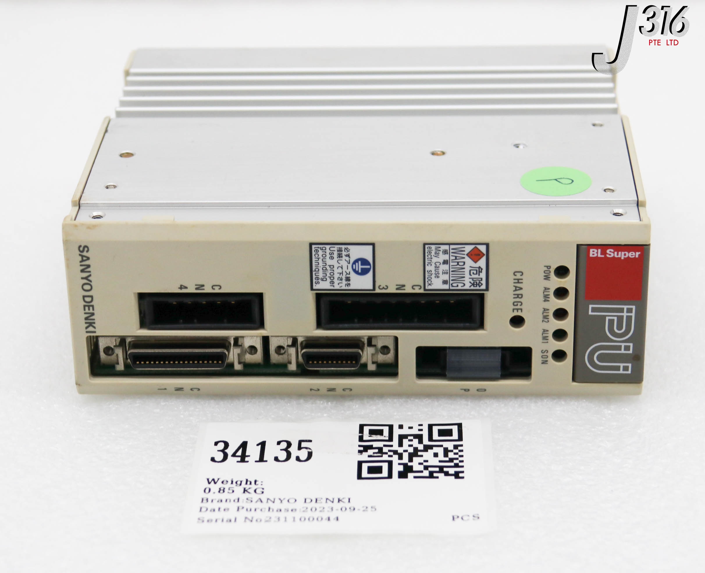 【 24  】 34135 SANYO DENKI SERVO AMPLIFIER, BL SUPER PU PU0A015EM41S00 | eBay